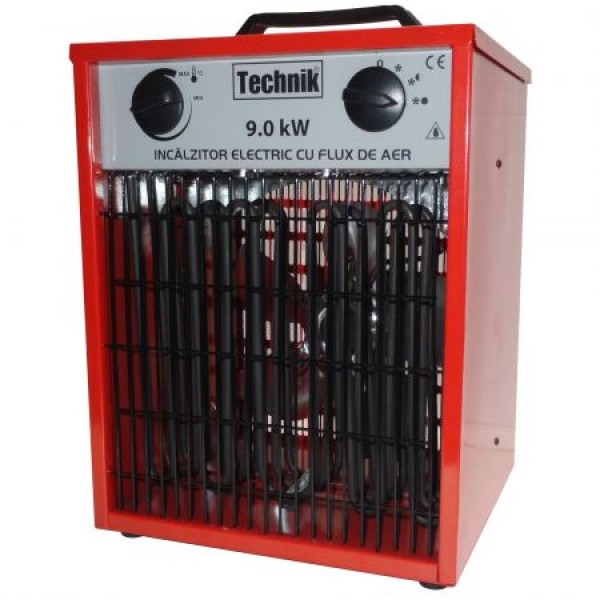 Aeroterma industriala Technik F9, 9000W, 2 trepte de putere, 800mc/h